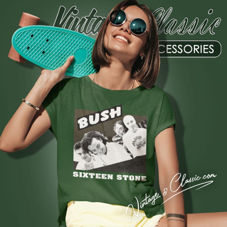 Bush Sixteen Stone 1996 Women T Shirt Bush Sixteen Stone 1996 Women T Shirt