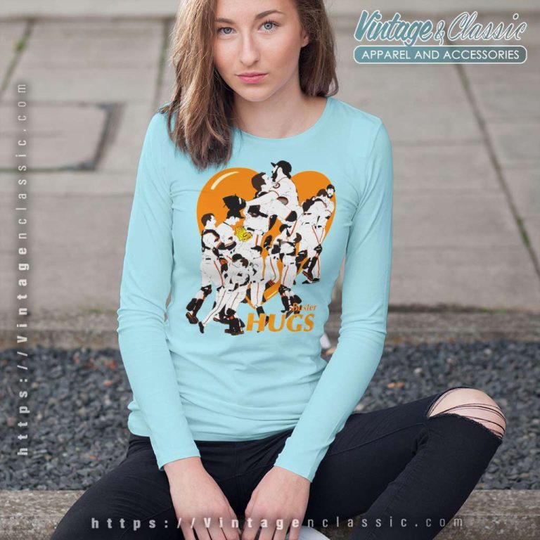 Buster Hugs San Francisco Giants Long Sleeve Tee Buster Hugs San Francisco Giants Long Sleeve Tee