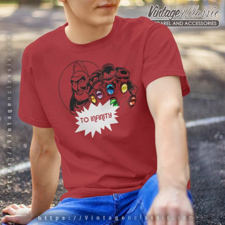 Buzz Lightyear And Infinity Gauntlet T Shirt Buzz Lightyear And Infinity Gauntlet T Shirt