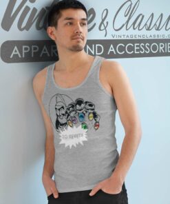 Buzz Lightyear And Infinity Gauntlet Tank Top Racerback