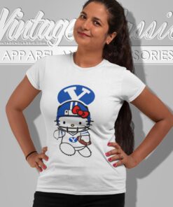 Byu Cougars Hello Kitty Women T Shirt