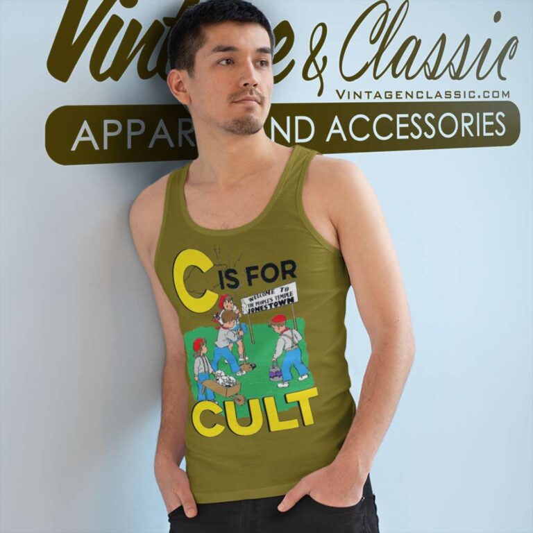 C Is For Cult Shirt Tank Top Racerback C Is For Cult Shirt Tank Top Racerback