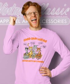 Cabo San Lucas Cats Tequila Long Sleeve Tee