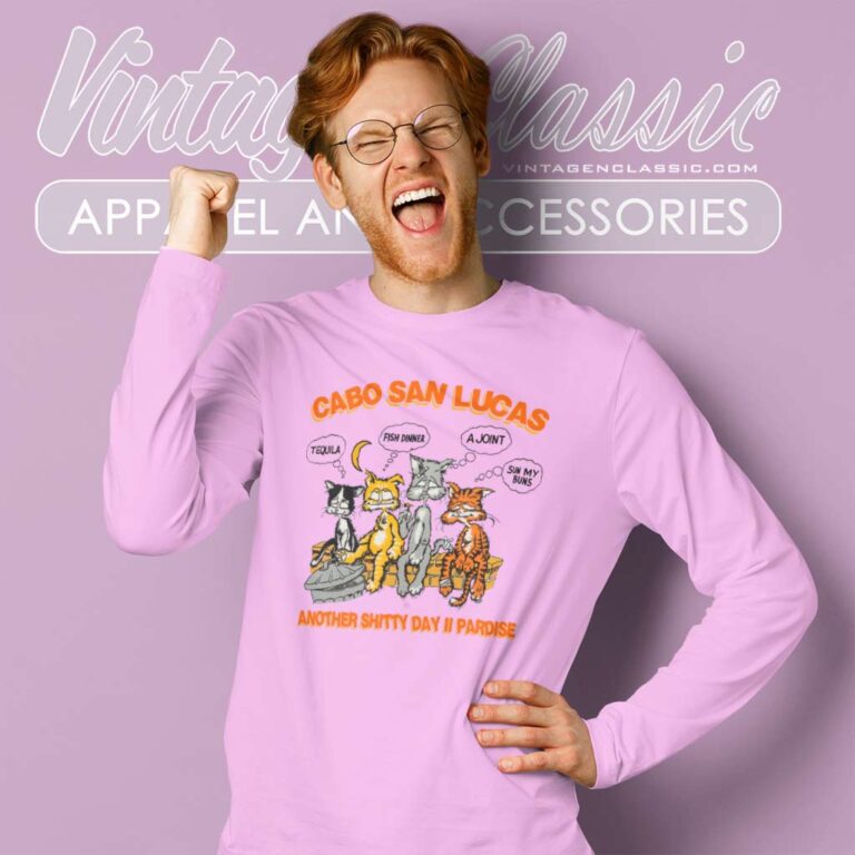 Cabo San Lucas Cats Tequila Long Sleeve Tee Cabo San Lucas Cats Tequila Long Sleeve Tee