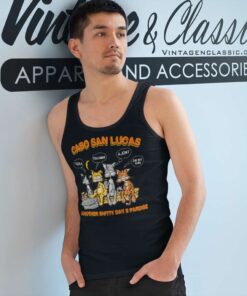 Cabo San Lucas Cats Tequila Tank Top Racerback