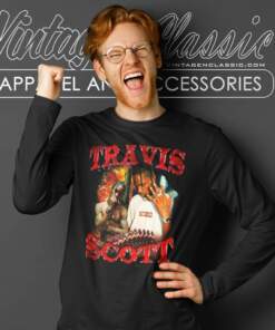 Cactus Jack Travis Scott Rapper Music Poster Shirt 5 Cactus Jack Travis Scott Rapper Music Poster Long Sleeve Tee