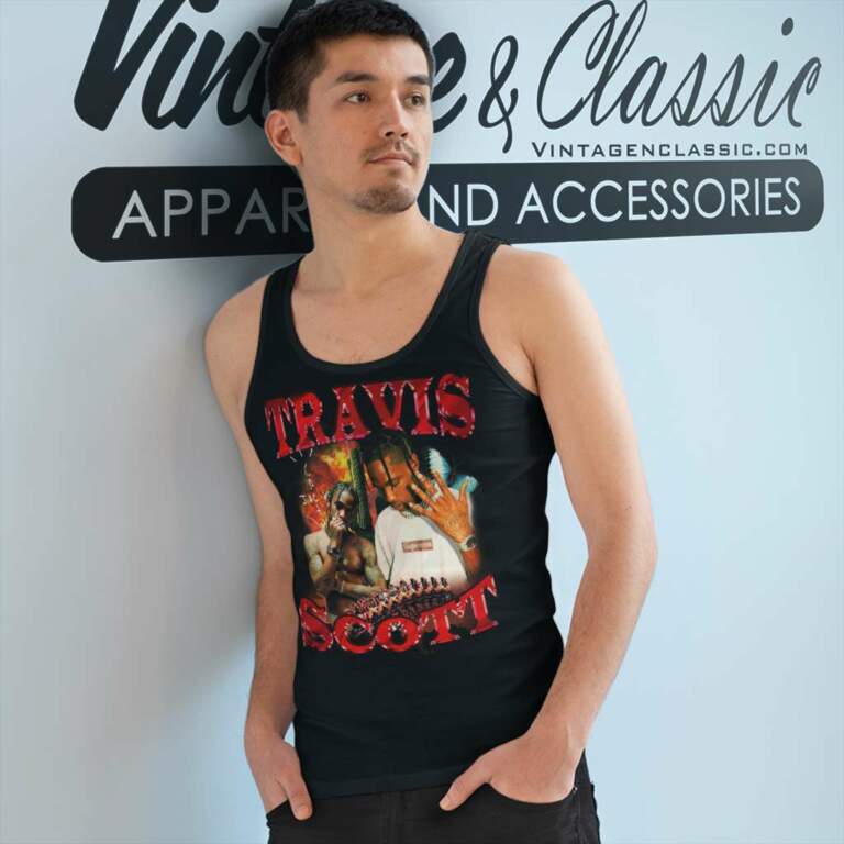 Cactus Jack Travis Scott Rapper Music Poster Tank Top Racerback Cactus Jack Travis Scott Rapper Music Poster Tank Top Racerback