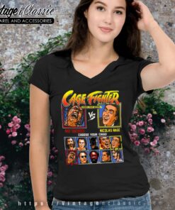 Cage Fighter Shirt Not The Bees Vs Nicolas Rage Vneck