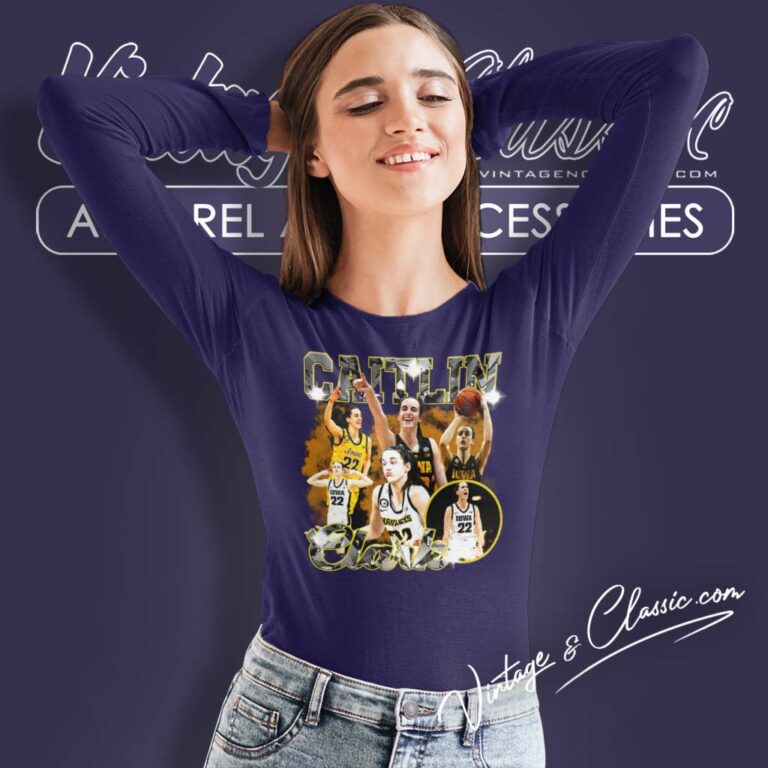 Caitlin Clark Shirt Gift For Fans Long Sleeve Tee Caitlin Clark Shirt Gift For Fans Long Sleeve Tee