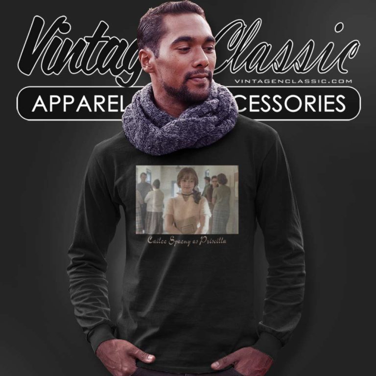 Cailee Spaeny As Priscilla Wearing The Locket Long Sleeve Tee Cailee Spaeny As Priscilla Wearing The Locket Long Sleeve Tee