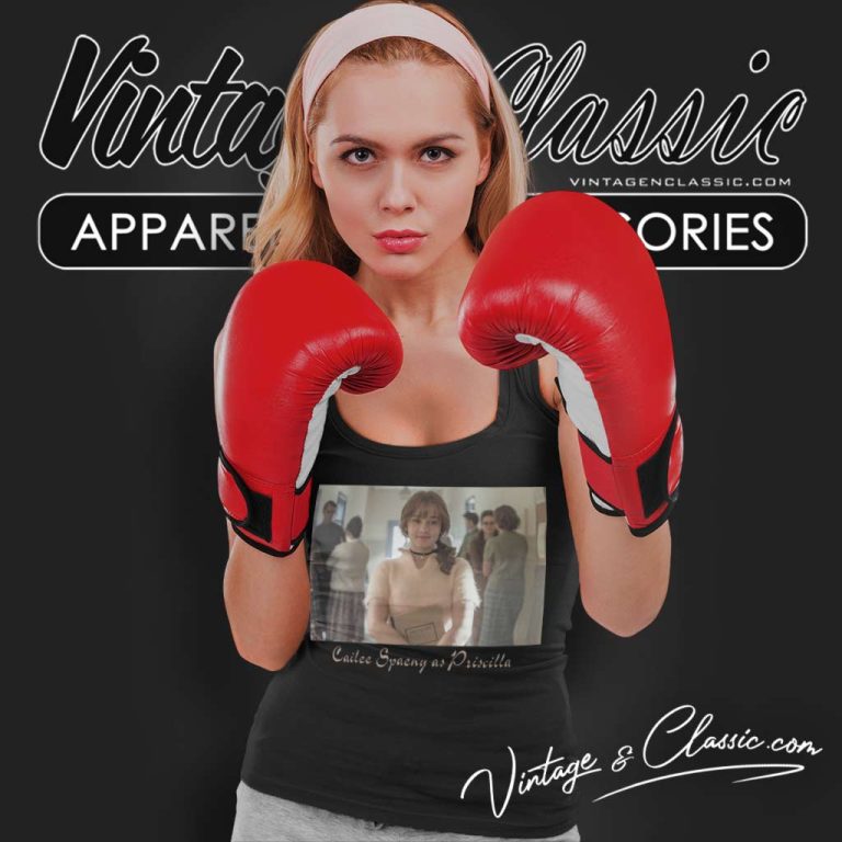 Cailee Spaeny As Priscilla Wearing The Locket Tank Top Racerback Cailee Spaeny As Priscilla Wearing The Locket Tank Top Racerback