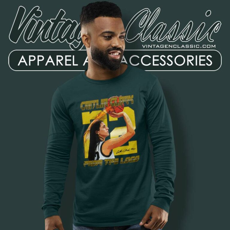 Caitlin Clark From The Logo Long Sleeve Tee 1 Caitlin Clark From The Logo Long Sleeve Tee 1