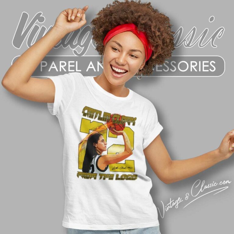 Caitlin Clark From The Logo Women TShirt 1 Caitlin Clark From The Logo Women TShirt 1