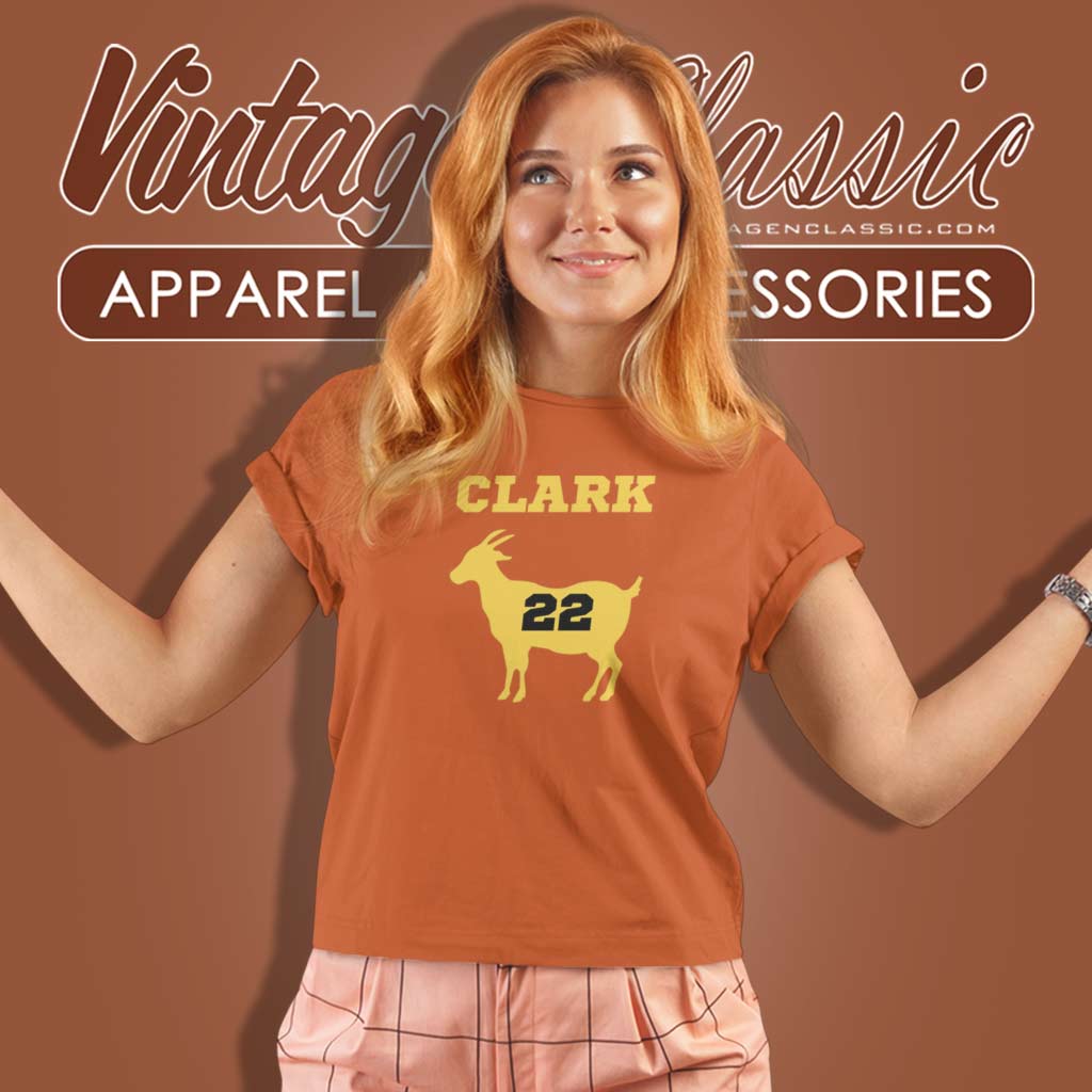 Caitlin Clark Iowa Hawkeyes Goat Shirt Vintagenclassic Tee Caitlin Clark Iowa Hawkeyes Goat Shirt Vintagenclassic Tee