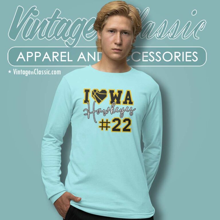 Caitlin Clark Love Iowa Hawkeyes Long Sleeve Tee Caitlin Clark Love Iowa Hawkeyes Long Sleeve Tee