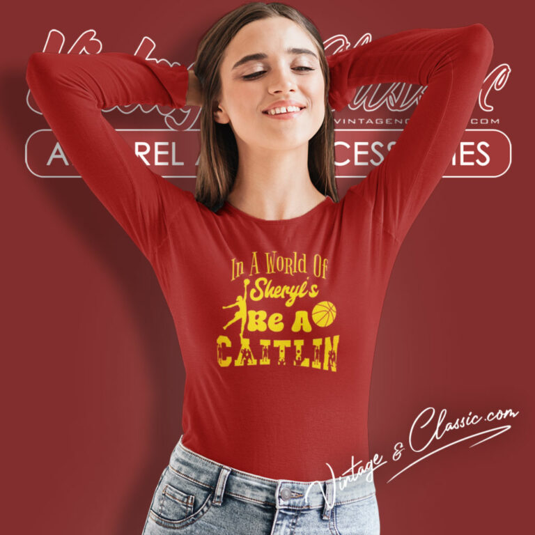 Caitlin Clark Shirt In A World Of Angels Long Sleeve Tee Caitlin Clark Shirt In A World Of Angels Long Sleeve Tee