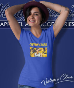 Caitlin Clark Shirt Iowa Hawkeyes Basketball Star V Neck TShirt