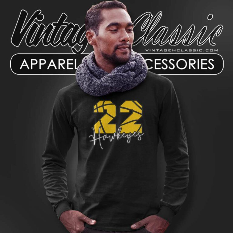 Caitlin Clark Shirt Iowa Hawkeyes Long Sleeve Tee Caitlin Clark Shirt Iowa Hawkeyes Long Sleeve Tee