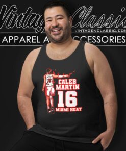 Caleb Martin 16 Miami Heat Tank Top Racerback