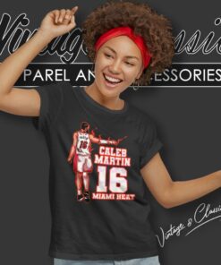 Caleb Martin 16 Miami Heat Women T Shirt