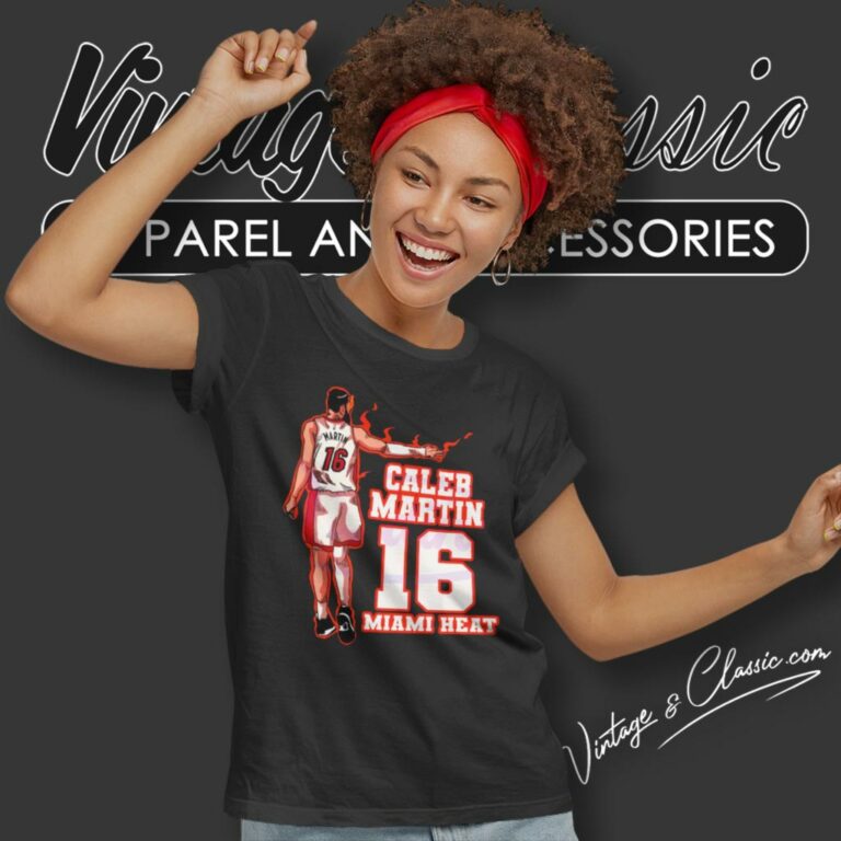 Caleb Martin 16 Miami Heat Women T Shirt Caleb Martin 16 Miami Heat Women T Shirt