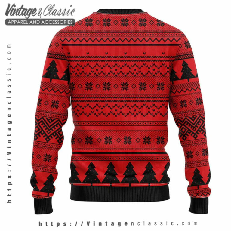 Calgary Flames Grateful Dead Ugly Sweater back Ugly Christmas Sweater Calgary Flames Grateful Dead Ugly Sweater back Ugly Christmas Sweater