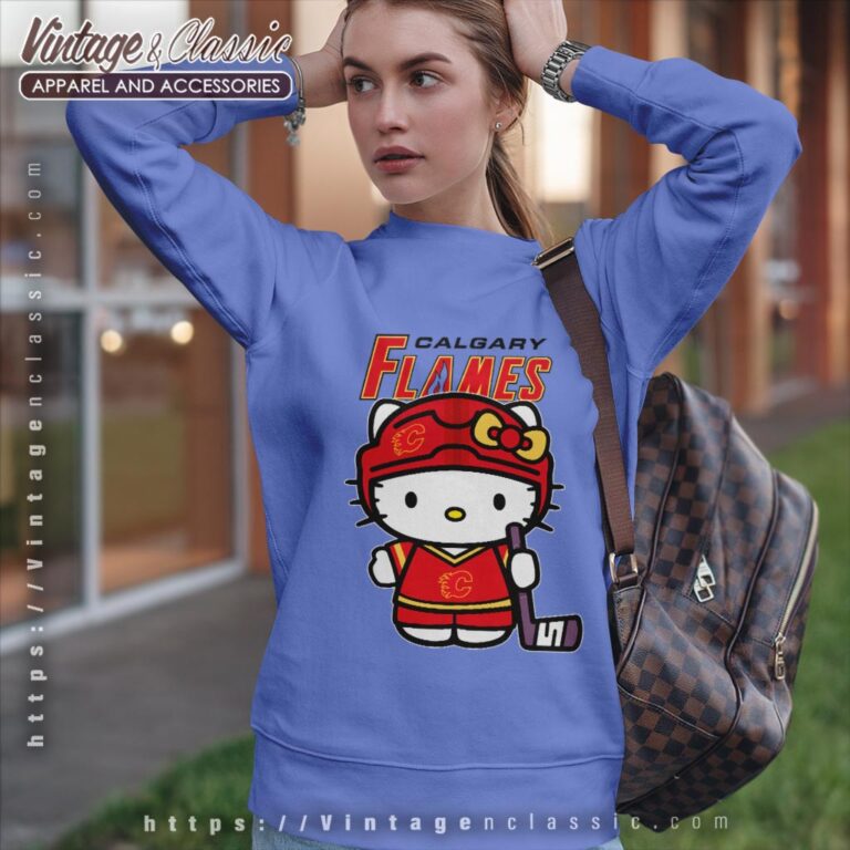 Calgary Flames Hello Kitty Shirt Sweatshirt Calgary Flames Hello Kitty Shirt Sweatshirt