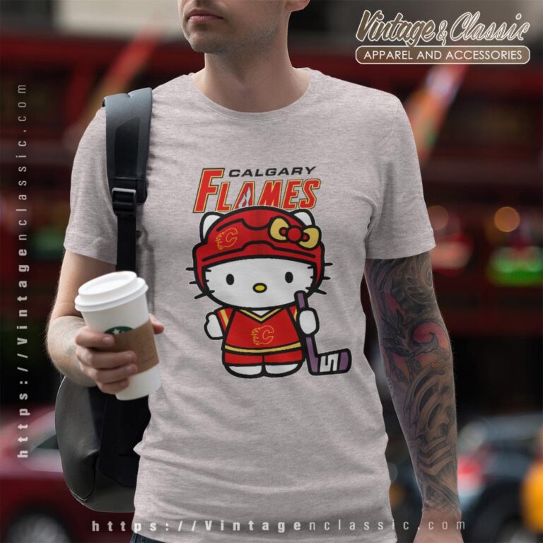 Calgary Flames Hello Kitty Shirt T shirt Calgary Flames Hello Kitty Shirt T shirt