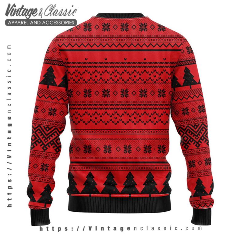 Calgary Flames Skull Ugly Christmas Sweater back Ugly Sweater Calgary Flames Skull Ugly Christmas Sweater back Ugly Sweater