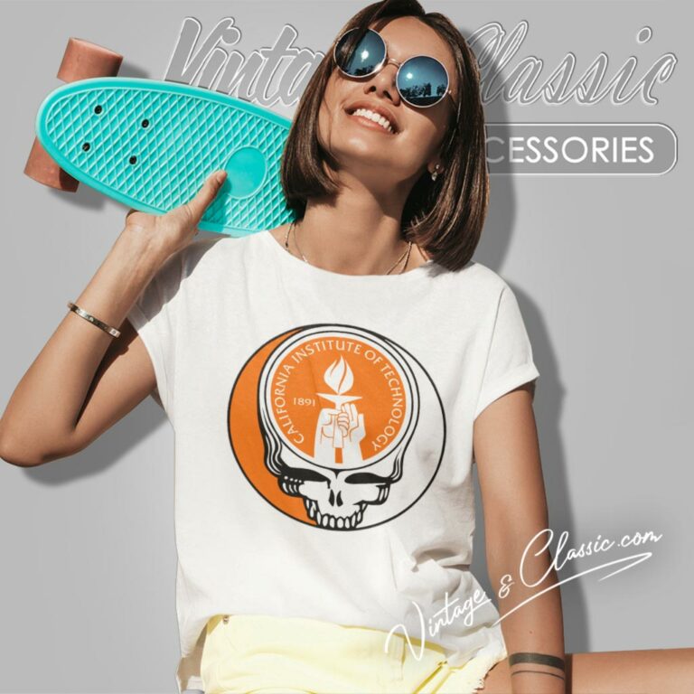 California Institute Of Technology Grateful Dead Steal Your Face Women T Shirt California Institute Of Technology Grateful Dead Steal Your Face Women T Shirt