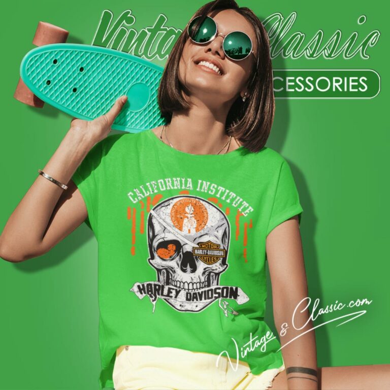 California Institute Of Technology Harley Davidson Skull Women T Shirt California Institute Of Technology Harley Davidson Skull Women T Shirt