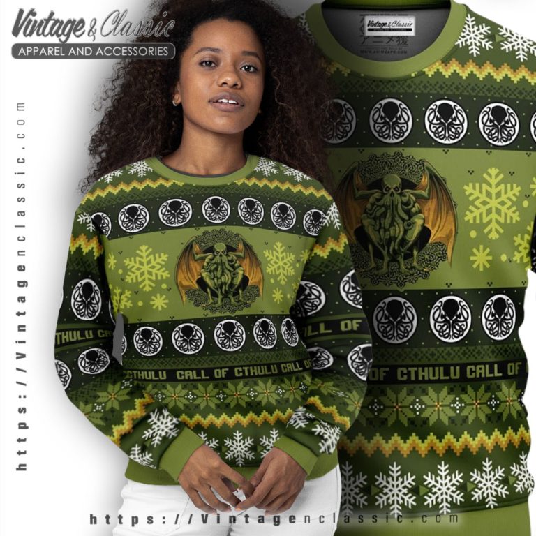 Call Of Cthulhu Board Games Ugly Christmas Sweater Women Ugly Sweater Call Of Cthulhu Board Games Ugly Christmas Sweater Women Ugly Sweater