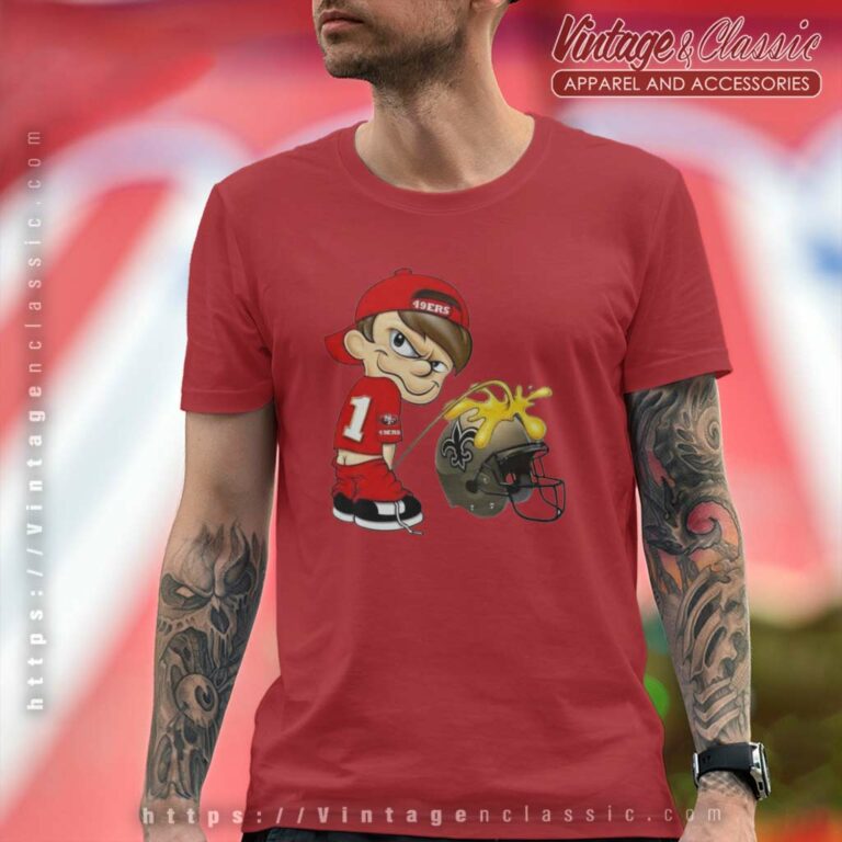 Calvin 49ers Shirt Pee New Orleans Saints T Shirt Calvin 49ers Shirt Pee New Orleans Saints T Shirt