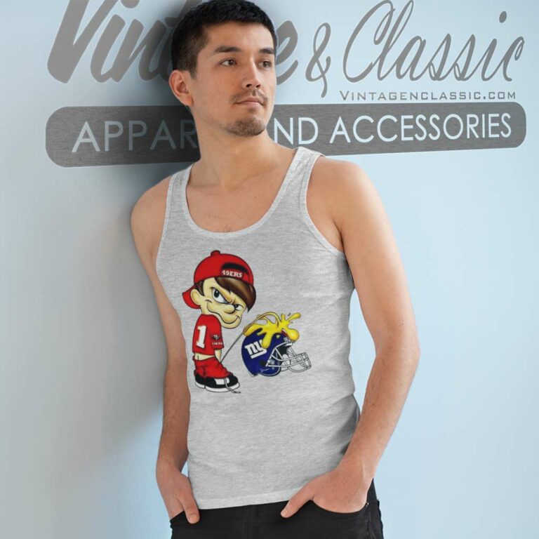 Calvin 49ers Shirt Pee New York Giants Tank Top Racerback Calvin 49ers Shirt Pee New York Giants Tank Top Racerback