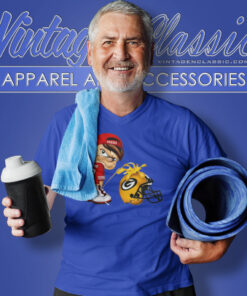 Calvin 49ers Shirt Peeing Green Bay Packers V Neck TShirt