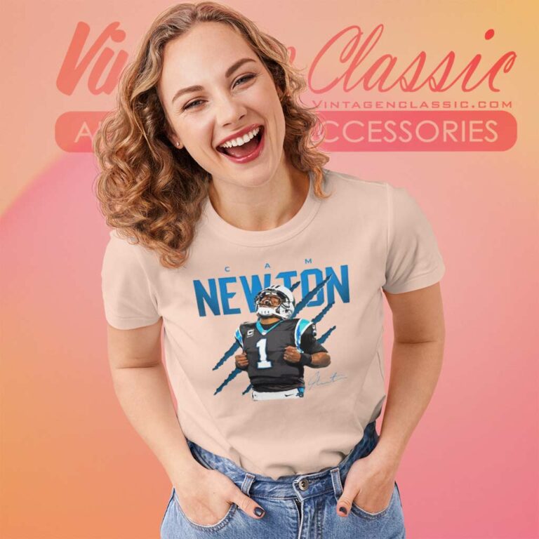 Cam Newton Carolina Panthers Women TShirt Cam Newton Carolina Panthers Women TShirt