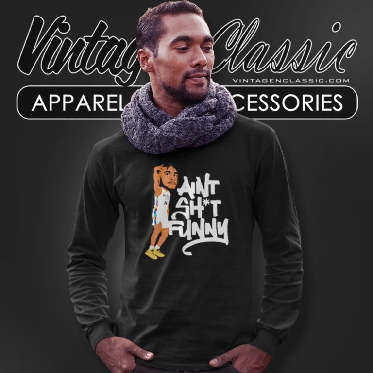 Cam Thomas Brooklyn Nets Aint Shit Funny Long Sleeve Tee Cam Thomas Brooklyn Nets Aint Shit Funny Long Sleeve Tee