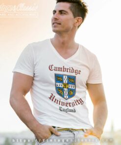Cambridge University England V Neck TShirt