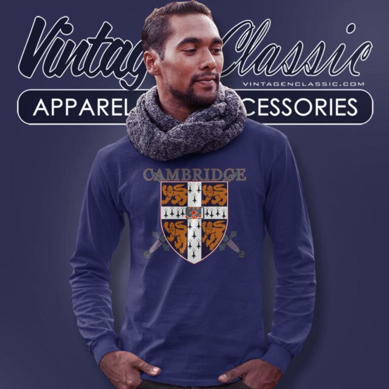 Cambridge University Logo Vintage Long Sleeve Tee Cambridge University Logo Vintage Long Sleeve Tee