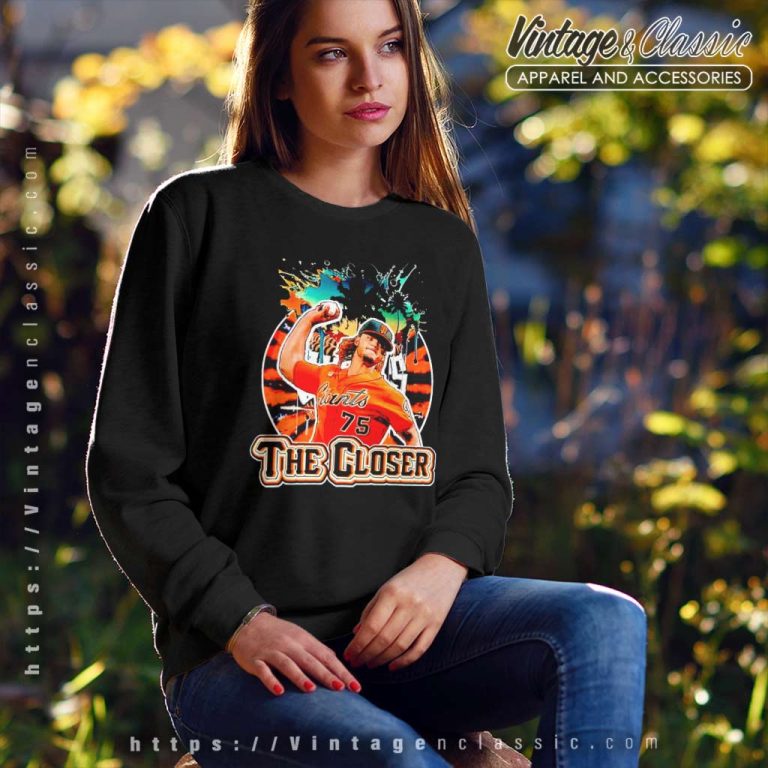 Camilo Doval San Francisco Giants The Closer Sweatshirt Camilo Doval San Francisco Giants The Closer Sweatshirt