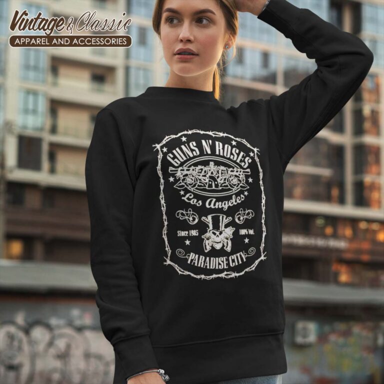 Camiseta Guns And Roses Paradise City 2023 Sweatshirt Camiseta Guns And Roses Paradise City 2023 Sweatshirt