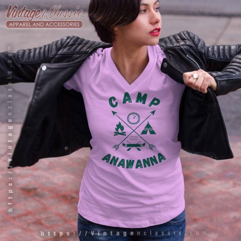 Camp Anawanna Logo Shirt Salute Your Shorts V Neck TShirt Camp Anawanna Logo Shirt Salute Your Shorts V Neck TShirt
