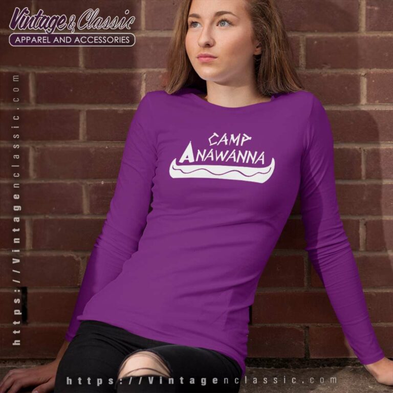 Camp Anawanna Shirt Logo Salute Your Shorts Long Sleeve Tee Camp Anawanna Shirt Logo Salute Your Shorts Long Sleeve Tee