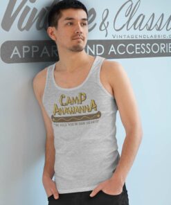 Camp Anawanna Shirt Salute Your Shorts Quote Tank Top Racerback