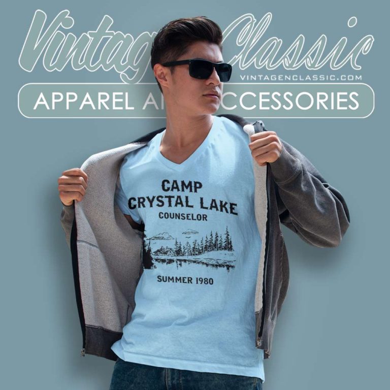 Camp Crystal Lake Shirt Friday The 13th V Neck TShirt Camp Crystal Lake Shirt Friday The 13th V Neck TShirt