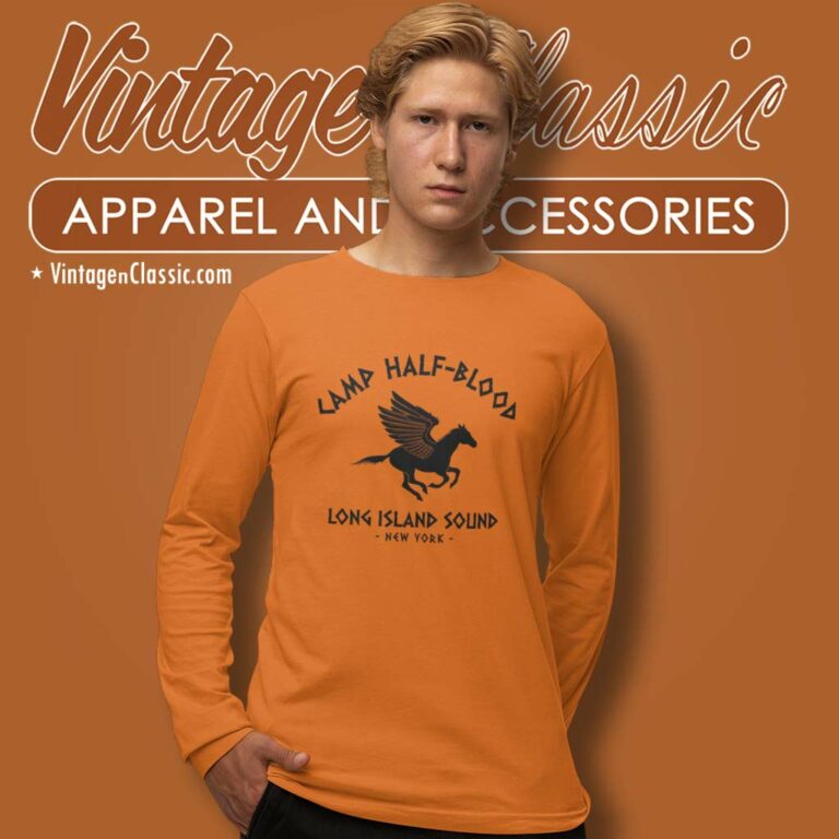 Camp Half Blood Shirt Long Island Sound New York Long Sleeve Tee Camp Half Blood Shirt Long Island Sound New York Long Sleeve Tee