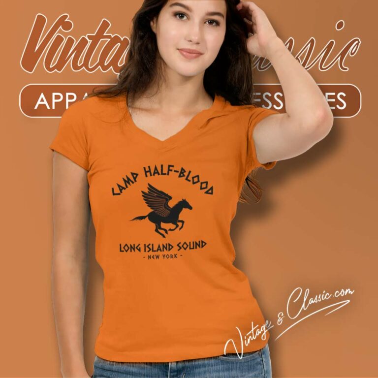 Camp Half Blood Shirt Long Island Sound New York V Neck TShirt Camp Half Blood Shirt Long Island Sound New York V Neck TShirt