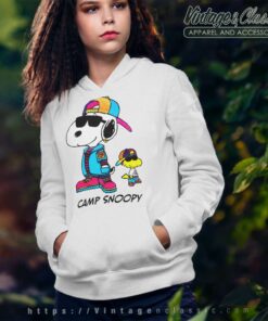 Vintage Camp Snoopy And Woodstock Hoodie