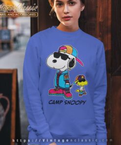Vintage Camp Snoopy And Woodstock Sweatshirt