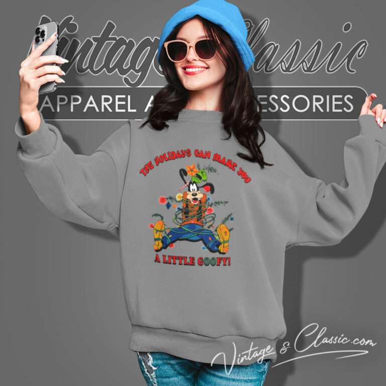 Can Make You A Little Goofy Christmas Ugly 1990s Disney World Sweatshirt Can Make You A Little Goofy Christmas Ugly 1990s Disney World Sweatshirt